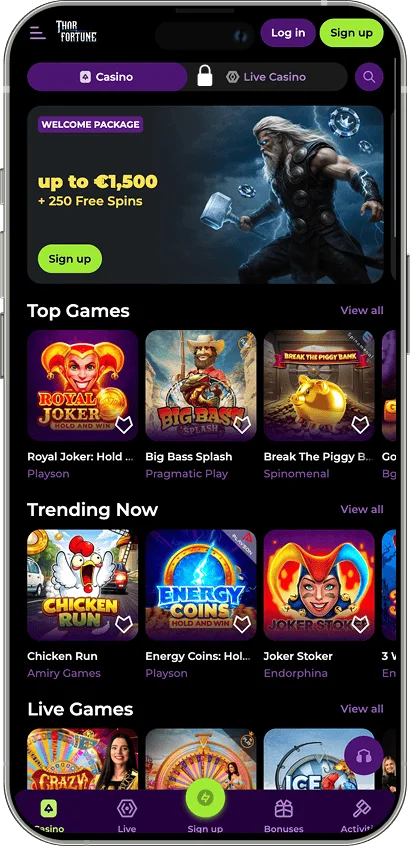 Thorfortune application